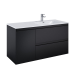 Valamualune vannitoa kapp Elita Split 120 2DR R Cargo, matt must v., 45.8 cm x 120 cm x 63.5 cm
