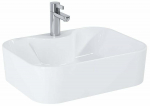 Vannitoa kraanikauss Elita Fiona 145023, keraamiline, 48 cm x 37 cm x 13 cm, valge v.
