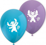 &Otilde;hupallide komplekt ovaalsed GoDan Disney Stitch And Angel, sinine v./violetne v., 8 tk