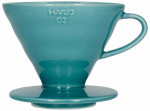 Kohvi tilguti Hario V60-02, 0.3 l, t&uuml;rkiissinine v.