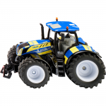 M&auml;ngutraktor Siku New Holland Police, 1:32, sinine v./kollane v.