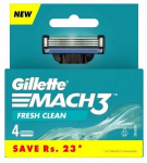 Raseerimispea Gillette Match 3 Fresh Clean, 4 tk