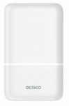 Akupank Deltaco PB-C1005, 10000 mAh, 10.5 W, valge v.