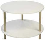 Kohvilaud Kalune Design Peka 0008, valge v., 60 cm x 60 cm x 43 cm