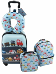Reisikoti komplekt Marko Cars, eriv&auml;rviline/sinine v., 26 l, 23 x 32 x 48 cm