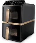 Kahjustatud pakendiga toode. Kuuma&otilde;hufrit&uuml;&uuml;r Philips 4000 seeria NA462/70, must v./vask v., 2750 W, 10 l