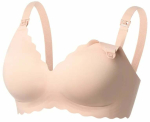 Imetamisrinnahoidja Momcozy Seamless Support Floral YN46, beež v., -, S