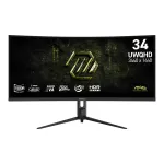 Monitor MSI MAG 342CQRFDE E20, 9S6-3DB64H-090, Rapid VA, 200 Hz, UWQHD, 34"