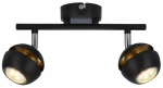 Valgusti lagi Candellux Lighting Boni 92-66589, GU10, 3000 &deg;K, 2 x 3 W, must v. / must v.