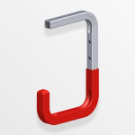 Konks Prof, 25.5 cm, alumiinium, alumiinium/punane