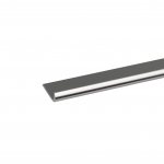 J-PROFIIL ALU. KROOM 1000X18MM