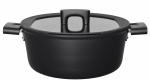 Pott Fiskars Hard face 1052226, 26 cm, 5 l, must v.