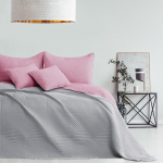 Voodikate Restilo Softa, pale pink/pearl silver v., 170 cm x 210 cm