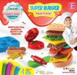 Plastiliin Gerardos Toys Super Burger, mitmev&auml;rviline