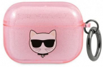 K&otilde;rvaklappide &uuml;mbris Karl Lagerfeld Glitter Choupette Head Case, roosa