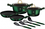 Poti ja panni komplekt, koos tarvikutega Berlinger Haus Emerald BH-7039