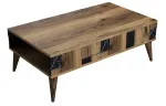 Kohvilaud Kalune Design Madrid, must v./p&auml;hklipuu v., 105 cm x 60 cm x 37.6 cm