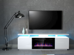 TV-laud Cama Meble Eva, valge v., 180 cm x 40 cm x 52 cm