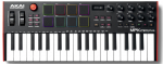 MIDI klaviatuur AKAI MPK Mini Plus, must v./punane v.