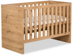 Beebivoodi LittleSky Amelia, tamm v., 60 x 120 cm, ilma voodipesukastita, ilma madratsita