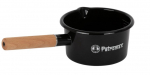 Katel Petromax Enameled Pot, puit/emailitud teras, 18.5 cm, 0.5 l, must