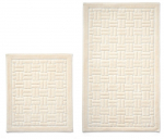Vannitoamattide komplekt Foutastic COTTONKT000014, kreemjasvalge, 100 cm x 60 cm