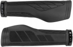 Jalgratta k&auml;epide Rock Machine Comfort Grip 10 RF160101, alumiinium/kumm/silikoon, must, 2 tk