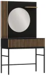 Tualettlaud Meorati 85, must v./tume tamm v., 155 cm x 85 cm x 60 cm