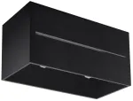 Valgusti lagi Sollux Lobo Maxi SL.0384, G9, 2 x 40 W, must v. / must v.