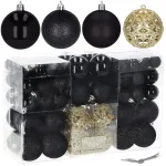 J&otilde;ulupuu m&auml;nguasjade komplekt Springos CA0134, kuldne v./must v., 3 - 6 cm, plastik, 100 tk