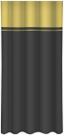 &Ouml;&ouml;kardin ZMH-15, sinep v./grafiit v., 160 cm x 250 cm
