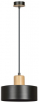 Valgusti rippuv Emibig Torin 1, E27, 1 x 15 W, must v.