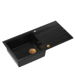 K&ouml;&ouml;givalamu Quadron Evan 146 XL, graniit, 100 cm x 50 cm x 21 cm, must v./vask v.