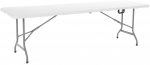 Matkalaud Catering, valge, 244 cm x 74.5 cm x 74.5 cm