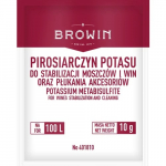 Fermentatsiooni lisand, veini stabiliseerimis- ja desinfitseerimispulber Browin 401810, valge v./punane v.