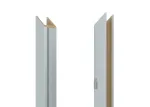 Vertikaalne ukseraam Domoletti, 209.7 cm x 14 - 18 cm x 1 cm, vasakpoolne, hall v.
