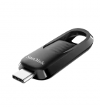 USB m&auml;lupulk SanDisk Ultra Slider, must v., 128 GB