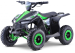 Laste elektriline ATV Hiperfect Highper, must v./roheline v.