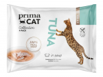 Kassi m&auml;rgtoit Prima Cat, tuunikala/krevetid, 0.04 kg x 4 tk