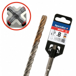 Puur Specialist+ Quattro 19/3-08200, kipskartong/betoon/plaadid, sds plus, 8 mm x 26 cm