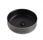 Vannitoa kraanikauss Domoletti, 36 cm x 36 cm x 12 cm, must/hall