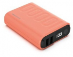 Akupank Realpower, 10000 mAh, 22.5 W, oranž v.