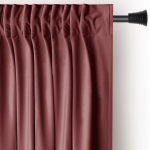 &Ouml;&ouml;kardin Restilo Velvet Rose, roosa v., 140 cm x 270 cm