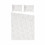 Voodipesukomplekt Domoletti Cendrel MV-7676, valge v., 50 x 70 cm, 160 x 200 cm, 3 tk