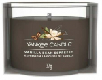 K&uuml;&uuml;nal, l&otilde;hna Yankee Candle Mini Vanilla Bean Espresso, 7 - 10 h, 37 g, Pruun