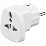 Adapter Deltaco Baltic universal, Europlug/GT-426, valge