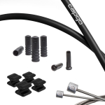 Edastuskaabel, komplekt Capgo Shimano/Sram Road & MTB, plastik/roostevaba teras, must