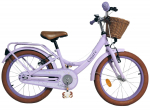 Lisaratastega laste jalgratas, laste Volare Ashley FW P3A, violetne, 14"
