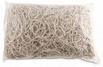 Kirjatarvete kummipaelad Q-Connect, 5 cm, 1000 g, valge