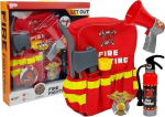 P&auml;&auml;steametniku m&auml;nguasjad, tulet&otilde;rjuja komplekt Lean Toys Fire Fighting, punane v.